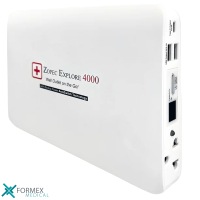 Zopec Explore 4000 Travel Battery - Compacte reisbatterij met AC-uitgang